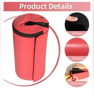 Red Gymnastics Bar Pad For Tummy Protective Foam Padding Sleeve NEW